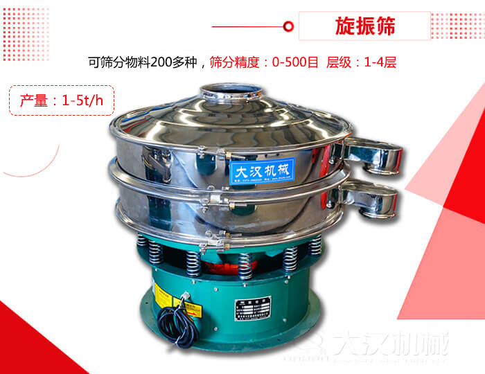 旋振篩可以特殊定制有：材質(zhì)方面包括：碳鋼，不銹鋼，全不銹鋼層級(jí)方面包括：?jiǎn)螌?，雙層，三層，四層等